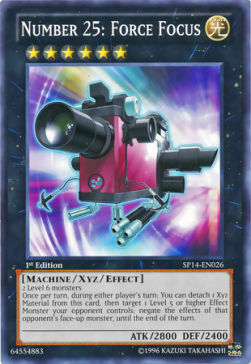 Number 25: Force Focus Card Front