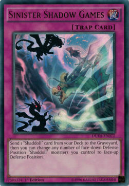 Sinister Shadow Games Card Front