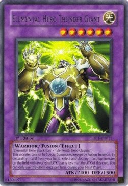 Elemental Hero Thunder Giant Card Front