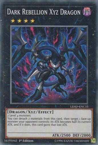 Dark Rebellion Xyz Dragon Card Front