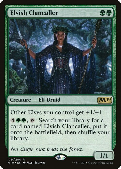 Elvish Clancaller Card Front