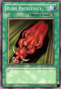 Rush Recklessly Card Front