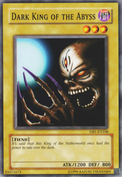 Dark King of the Abyss Card Front