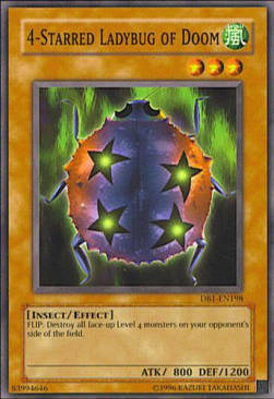 4-Starred Ladybug of Doom Card Front