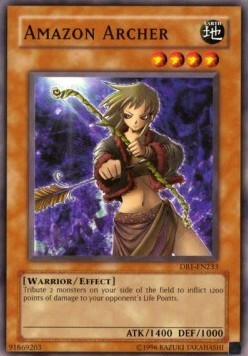 Amazoness Archer Card Front