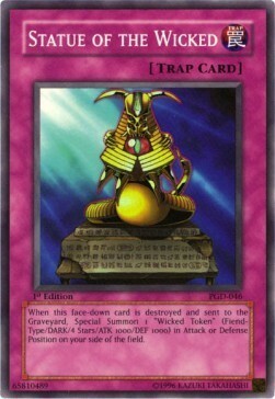 Statue of the Wicked Card Front