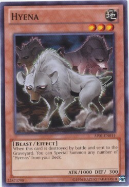 Hyena Card Front