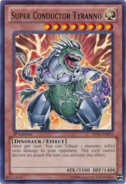 Super Conductor Tyranno Card Front