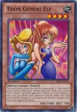 Toon Gemini Elf Card Front