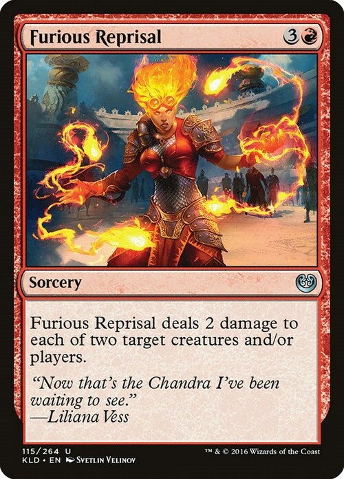 Furious Reprisal Card Front