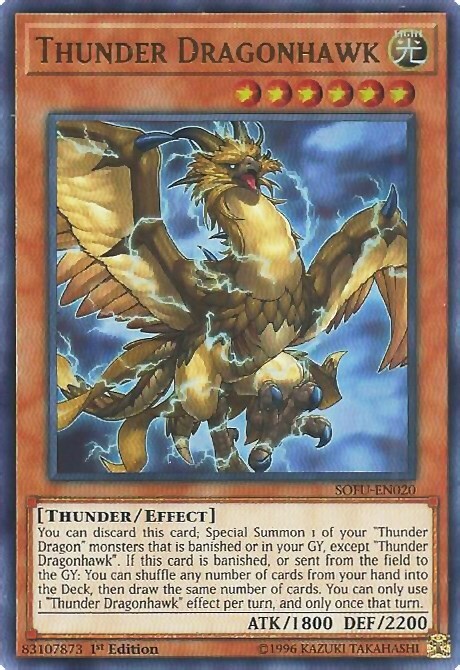 Thunder Dragonhawk Card Front