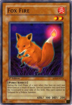 Fox Fire Card Front