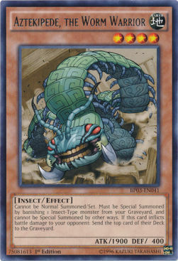 Aztekipede, the Worm Warrior Card Front