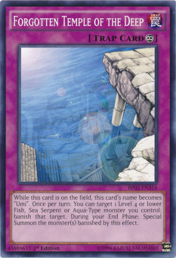 Forgotten Temple of the Deep Card Front