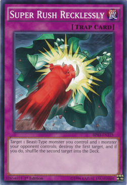 Super Rush Recklessly Card Front