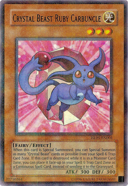 Crystal Beast Ruby Carbuncle Card Front