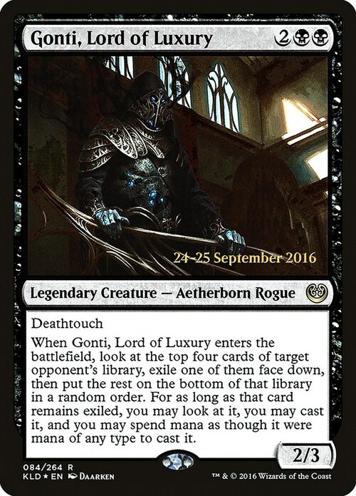 Gonti, Lord of Luxury Card Front