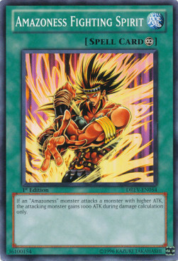 Amazoness Fighting Spirit Card Front