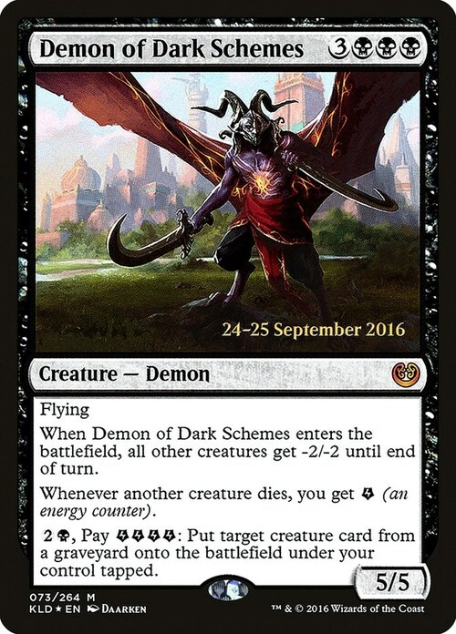 Demon of Dark Schemes Card Front