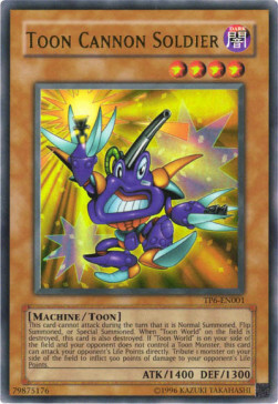 Toon Cannon Soldier Card Front