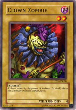 Clown Zombie Card Front