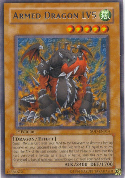 Armed Dragon LV5 Card Front