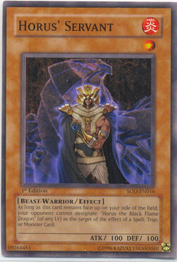 Horus' Servant Card Front