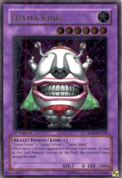 Ojama King Card Front