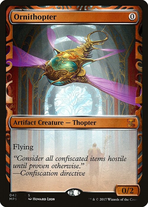 Ornithopter Card Front