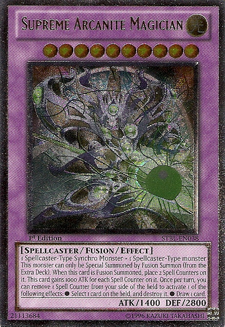 Supreme Arcanite Magician Card Front