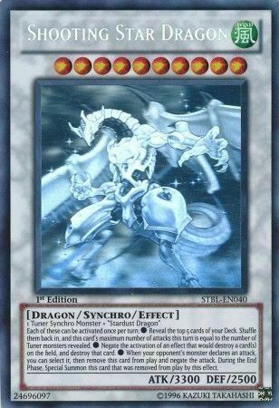 Shooting Star Dragon Card Front