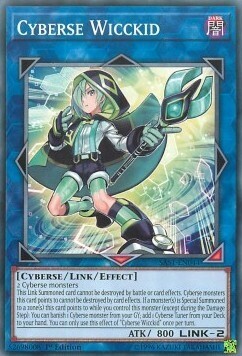 Cyberse Wicckid Card Front