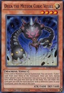 Duza the Meteor Cubic Vessel Card Front