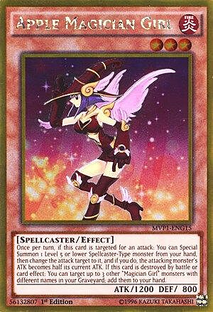 Apple Magician Girl Card Front