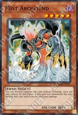 Mist Archfiend Card Front