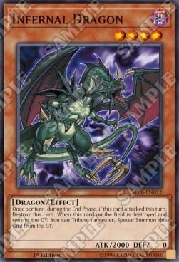 Infernal Dragon Card Front