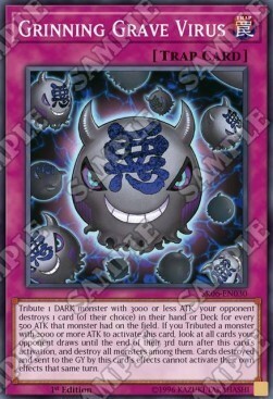 Grinning Grave Virus Card Front