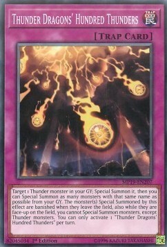 Thunder Dragons' Hundred Thunders Card Front