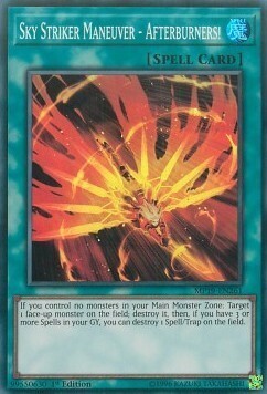 Sky Striker Maneuver - Afterburners! Card Front