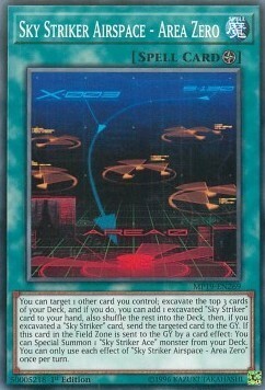 Sky Striker Airspace - Area Zero Card Front