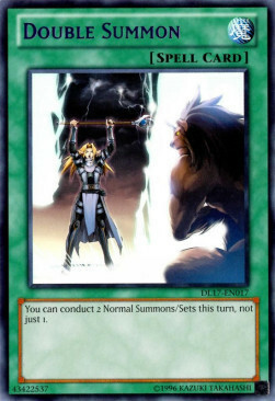 Double Summon Card Front