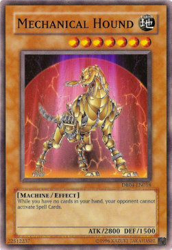 Mechanical Hound Card Front