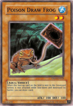 Poison Draw Frog Card Front