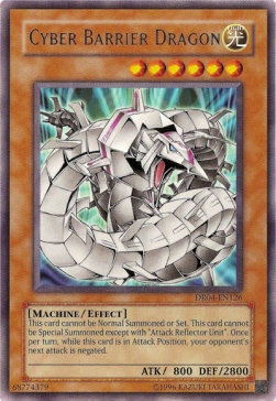 Cyber Barrier Dragon Card Front