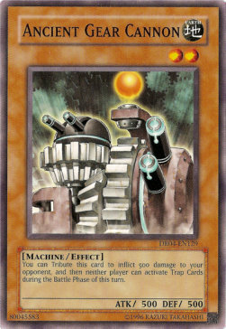 Ancient Gear Cannon Card Front