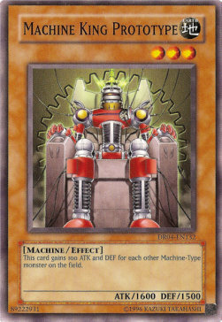 Machine King Prototype Card Front