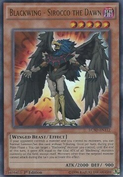 Blackwing - Sirocco the Dawn Card Front