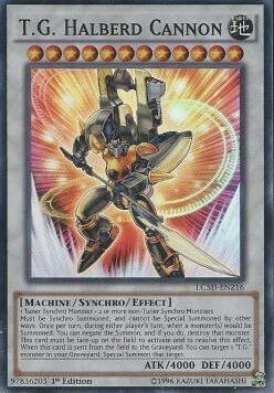 T.G. Halberd Cannon Card Front