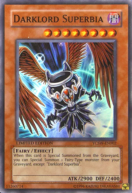 Darklord Superbia Card Front