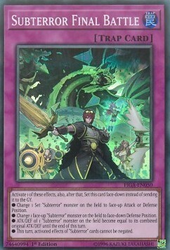 Subterror Final Battle Card Front